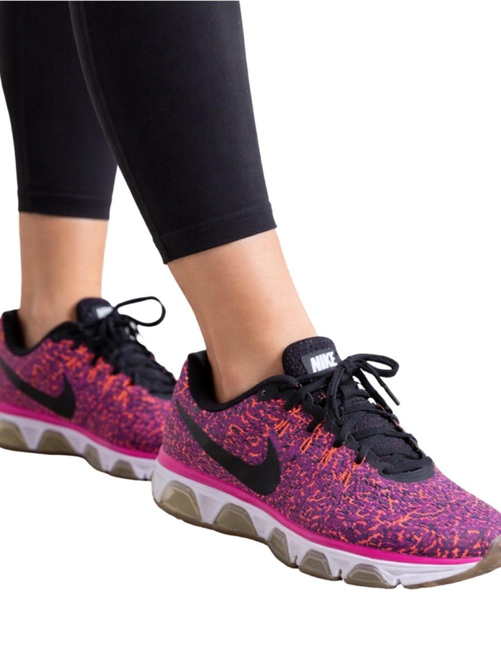 Nike Air Max Tailwind 8 Women’s Running Shoes Purple Orange Black Size 7